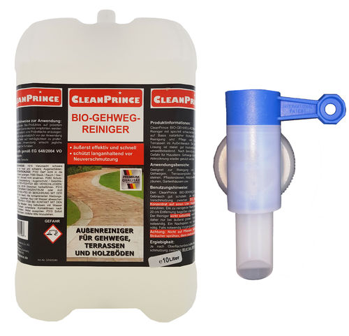Bio-Gehweg-Reiniger 10 Liter |1x gratis Ausgießer pro Bestellung|