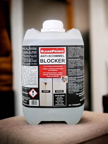 Anti-Schimmel-Blocker 5 Liter (Untergrundvorbehandlung | Zusatz zu Farbe oder Leim)