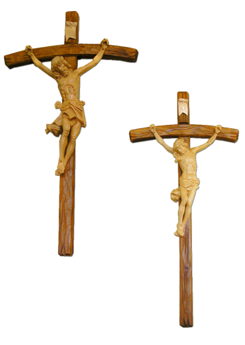 Jesus am Kreuz, handgeschnitzt ca. 50 cm