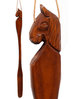 Schuhlöffel "PFERD", ca. 70 cm, dunkel gebeizt, Ahorn