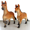 2 Pferde, handgeschnitzt, 15 x 15 cm AUSVERKAUFT