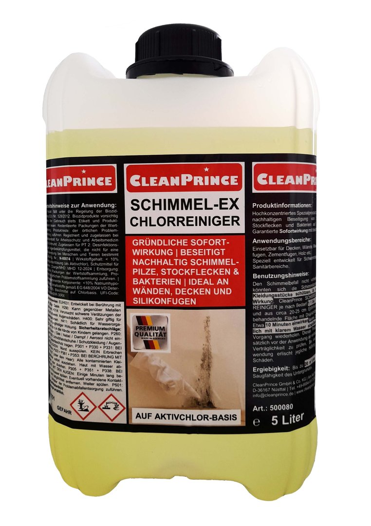 Schimmel-Ex Chlorreiniger 5 LITER - Ihr Hersteller-Shop: www