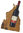 Weinflaschenhalter für 1 Flasche, hell, ca. 30-50x20-30x15cm