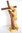 Jesus auf dem Kreuzweg, Olivenholzfigur ca. 26 cm