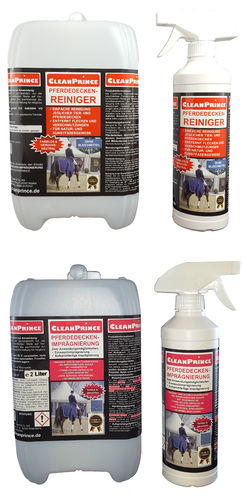 SPARSET: Pferdedecken Waschmittel 2,5 L+ Imprägnierung 2,5 L