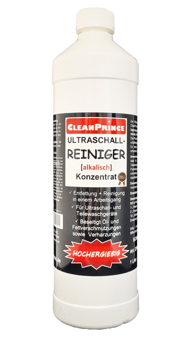 Ultraschall-Reiniger alkalisch 1 Liter