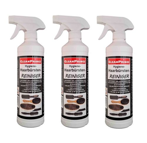 Cleanprince Hygiene-Haarbürsten-Reiniger 3 x 500 ml